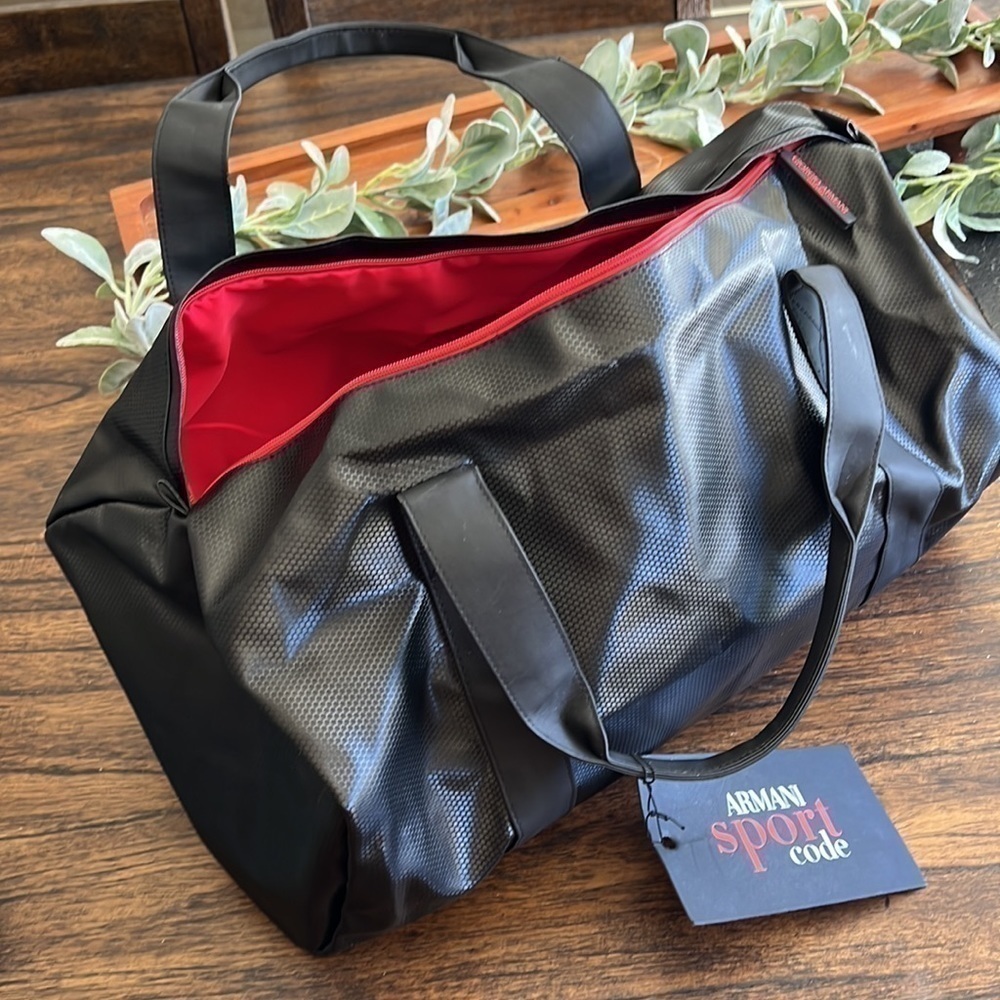 NWT Giorgio Armani duffel bag | sport code